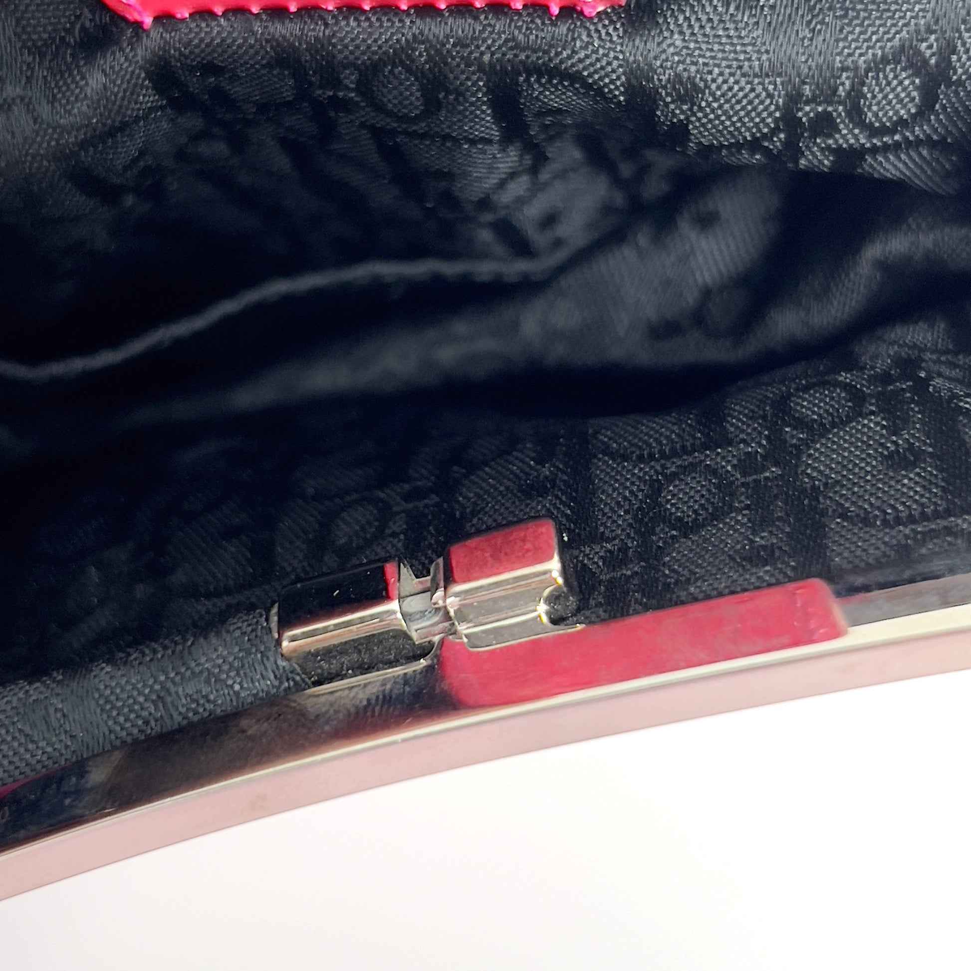 Dior saddle mini pink satin silver hardware shoulder bag