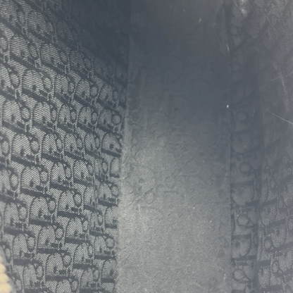 Vintage Dior Black leather admit bag