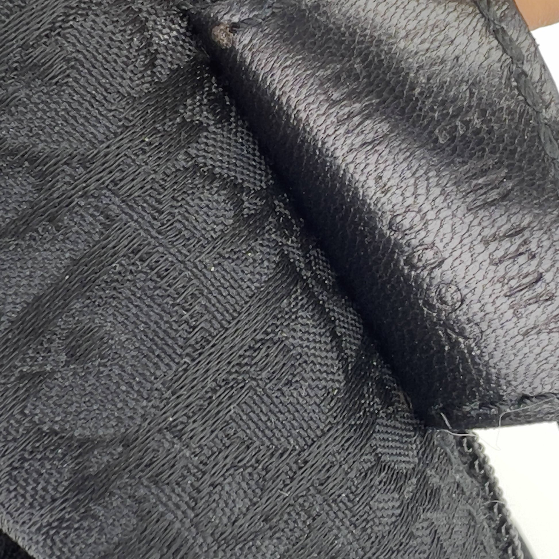 Dior Vintage Admit Black leather silver hardware shoulder bag