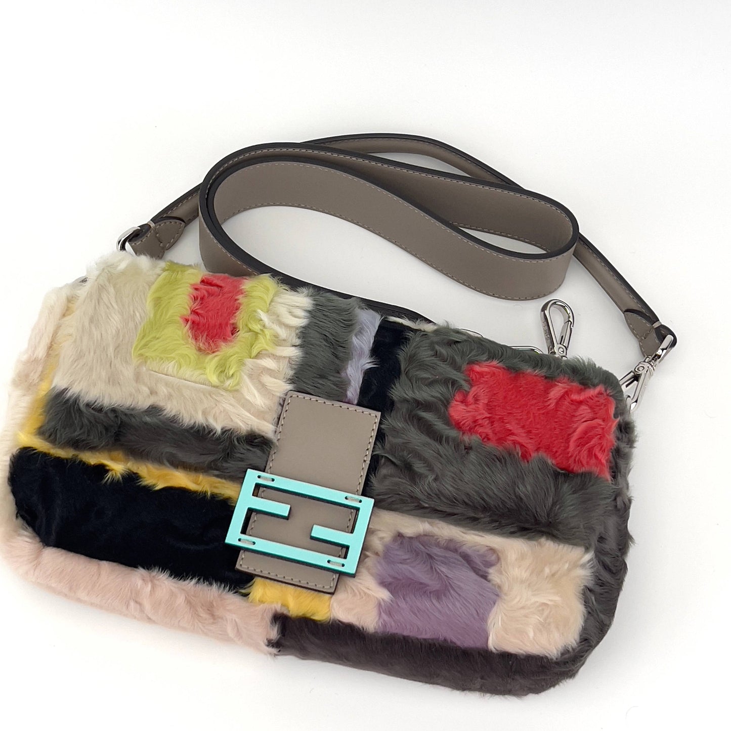 Fendi Swakara fur new style baguette NWOT