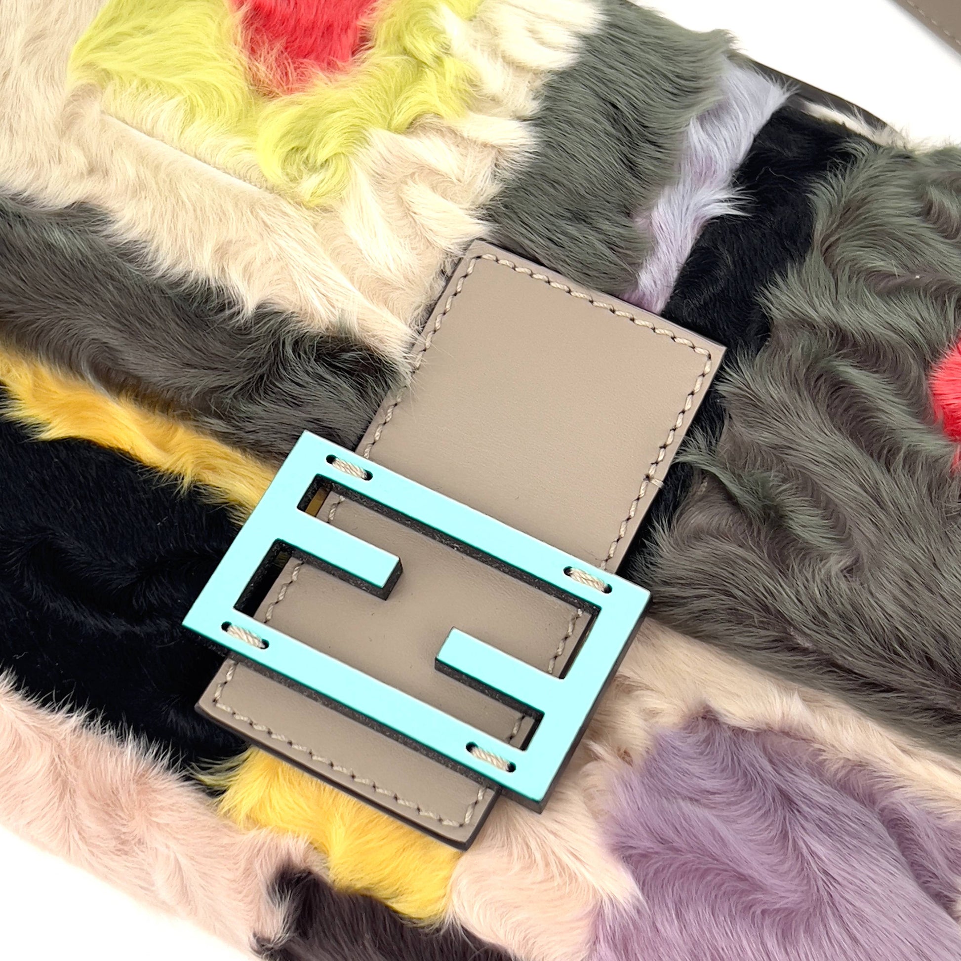 Fendi Swakara fur new style baguette NWOT