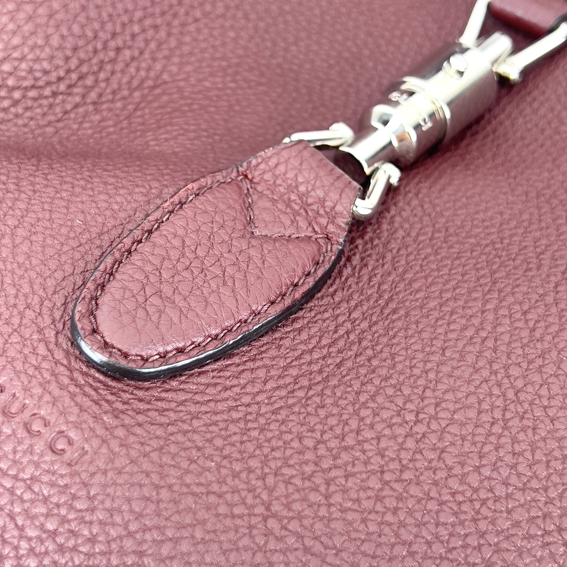 Gucci Burgundy big soft hobo bag