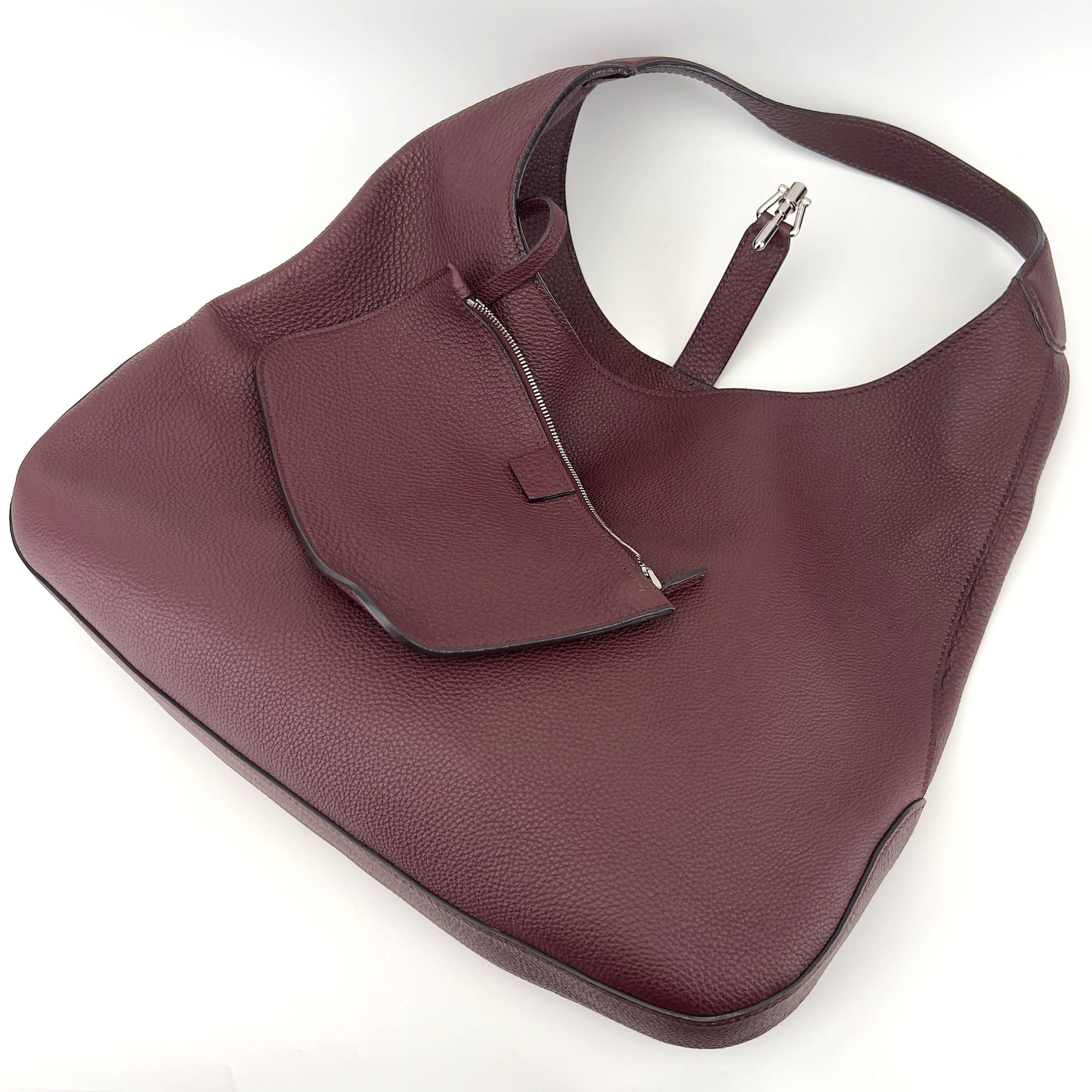 Gucci Burgundy big soft hobo bag