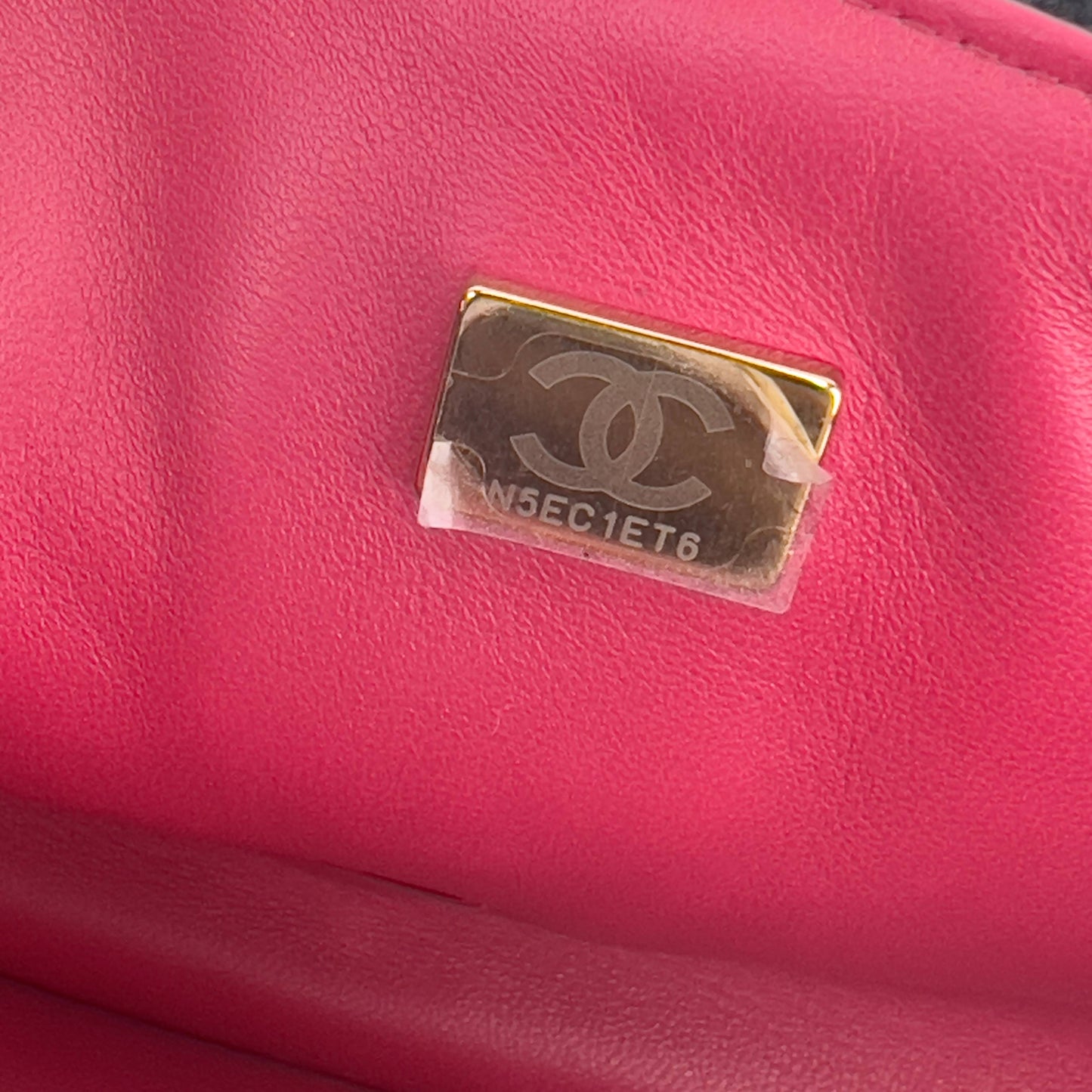 Chanel embroidered nunber tweed double flap bag