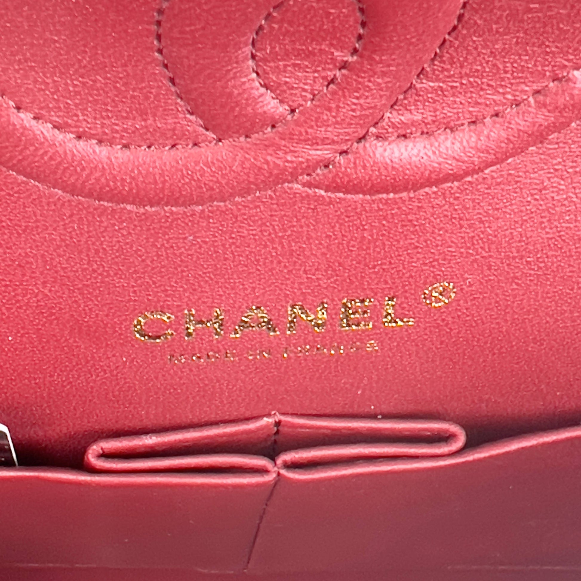 Chanel christams limited edition tweed double flap