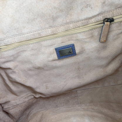 Fendi rainbow XXL leather baguette