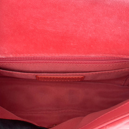 NWOT! Chanel pink velvet mini rectangle flap bag