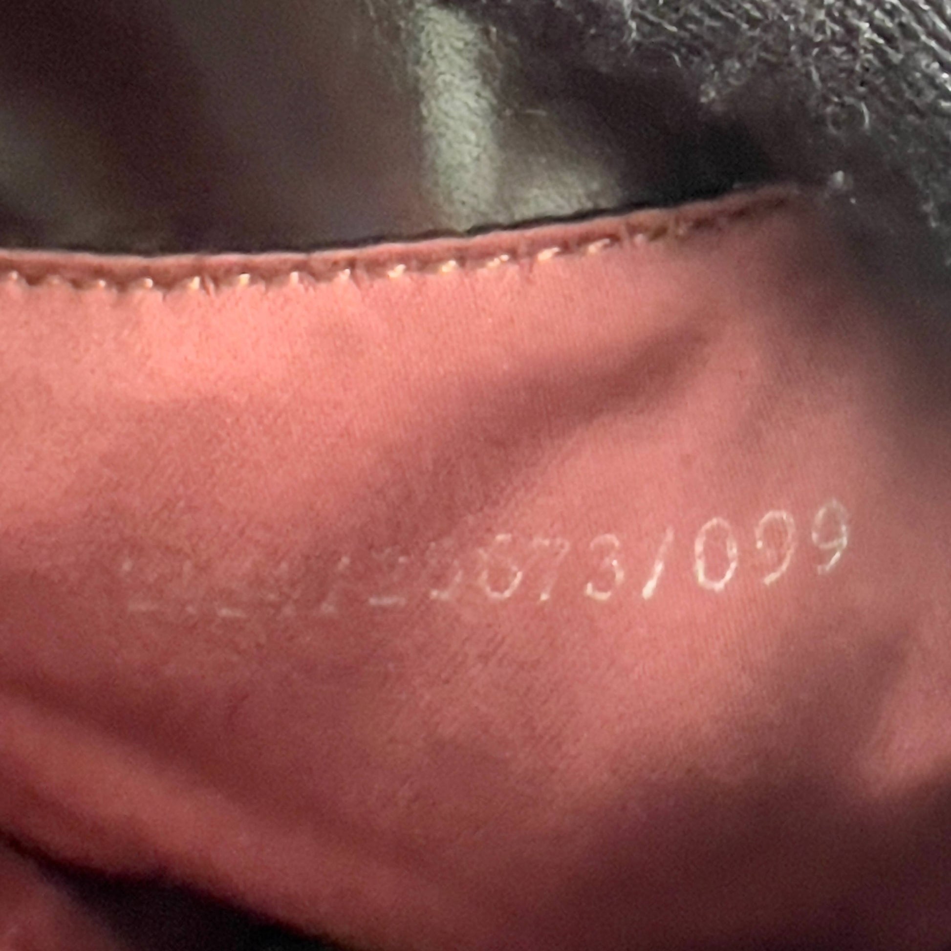 vintage Fendi green sequin croissant