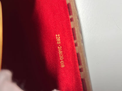 Fendi Vintage zucchino red box crossbody bag