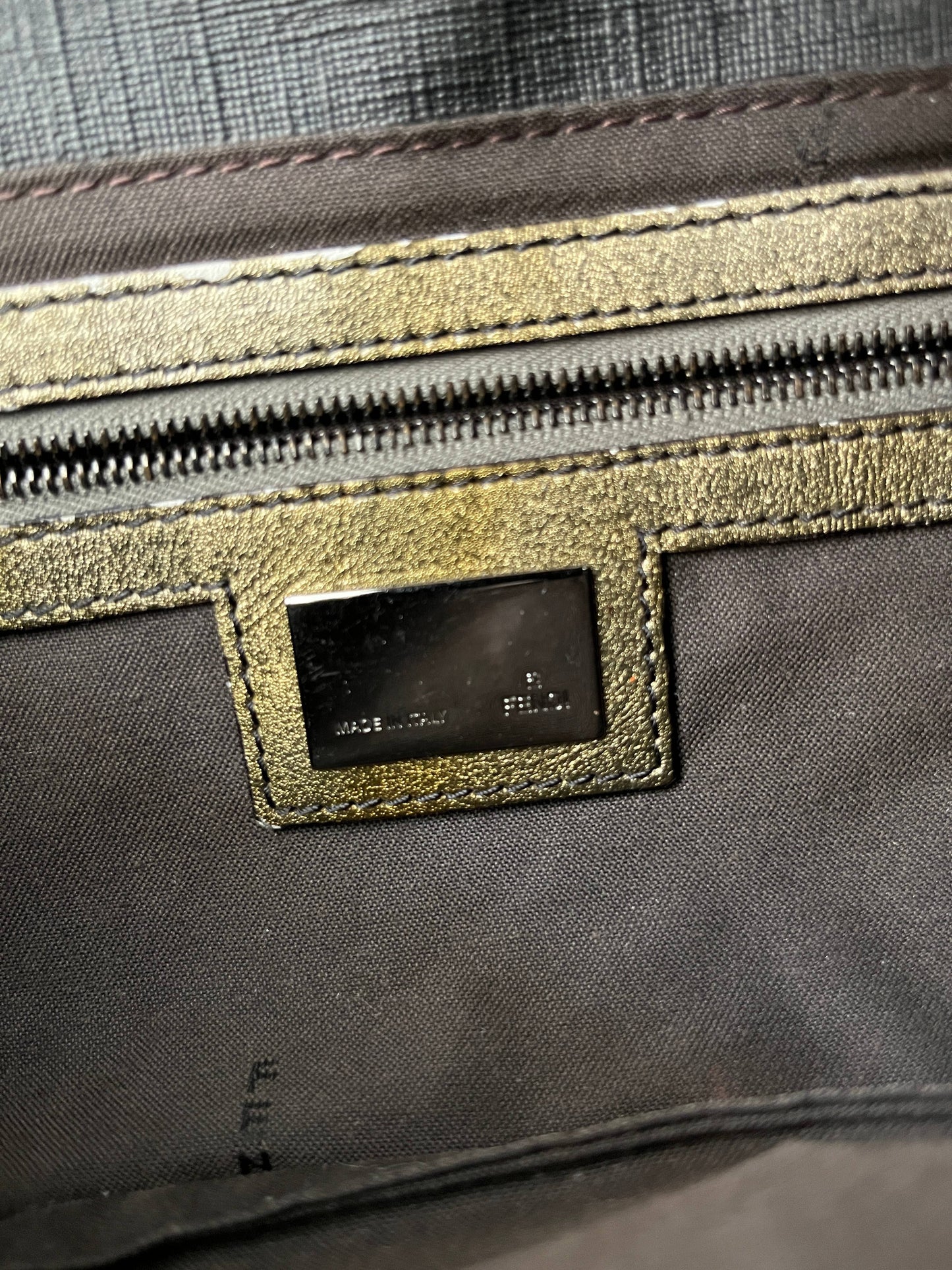 Fendi Baguette pure shearling shoulder bag