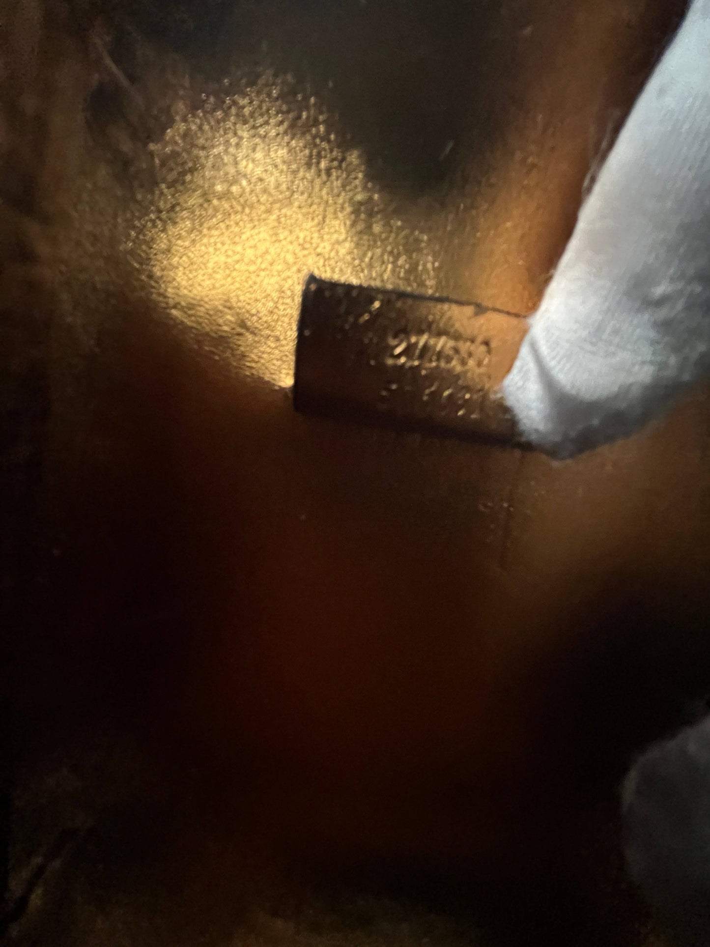 Gucci blue mini fur crossbody bag