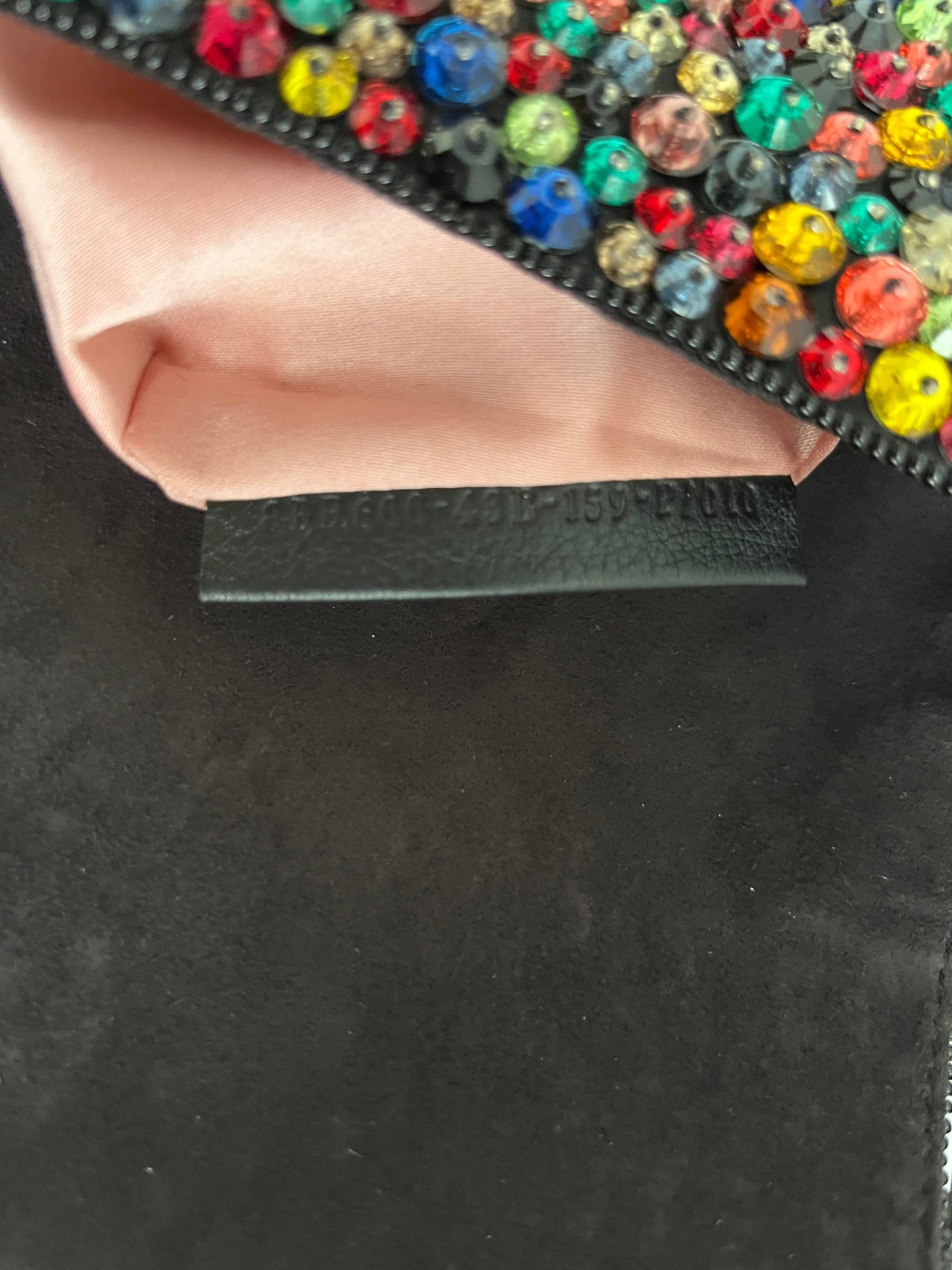 Fendi baguette jewel multicolor shoulder bag