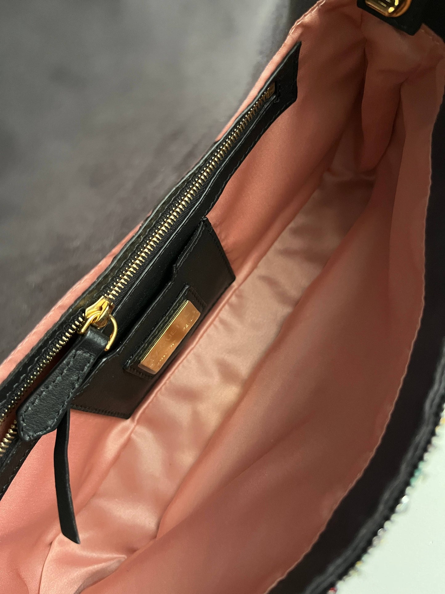 Fendi baguette jewel multicolor shoulder bag