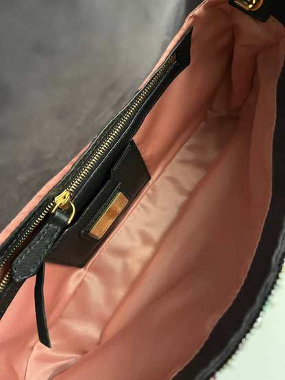 Fendi baguette jewel multicolor shoulder bag