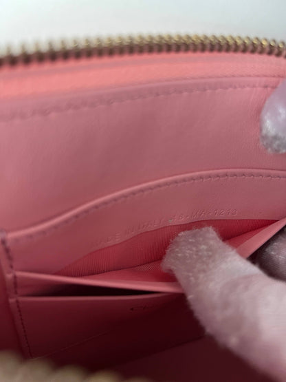 Dior Pink Leather Small Saddle bag