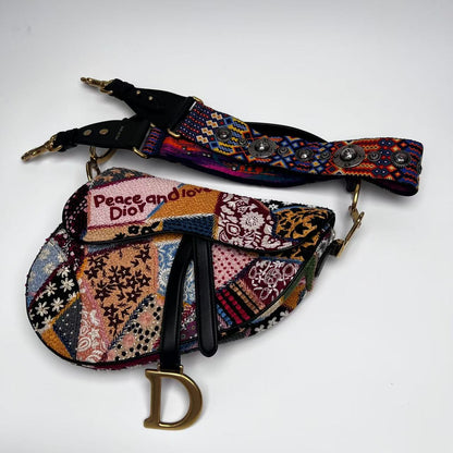 Dior Love& Peace beaded saddle bag from 2018