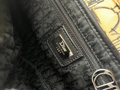 Vintage Dior Paris 50's saddle bag