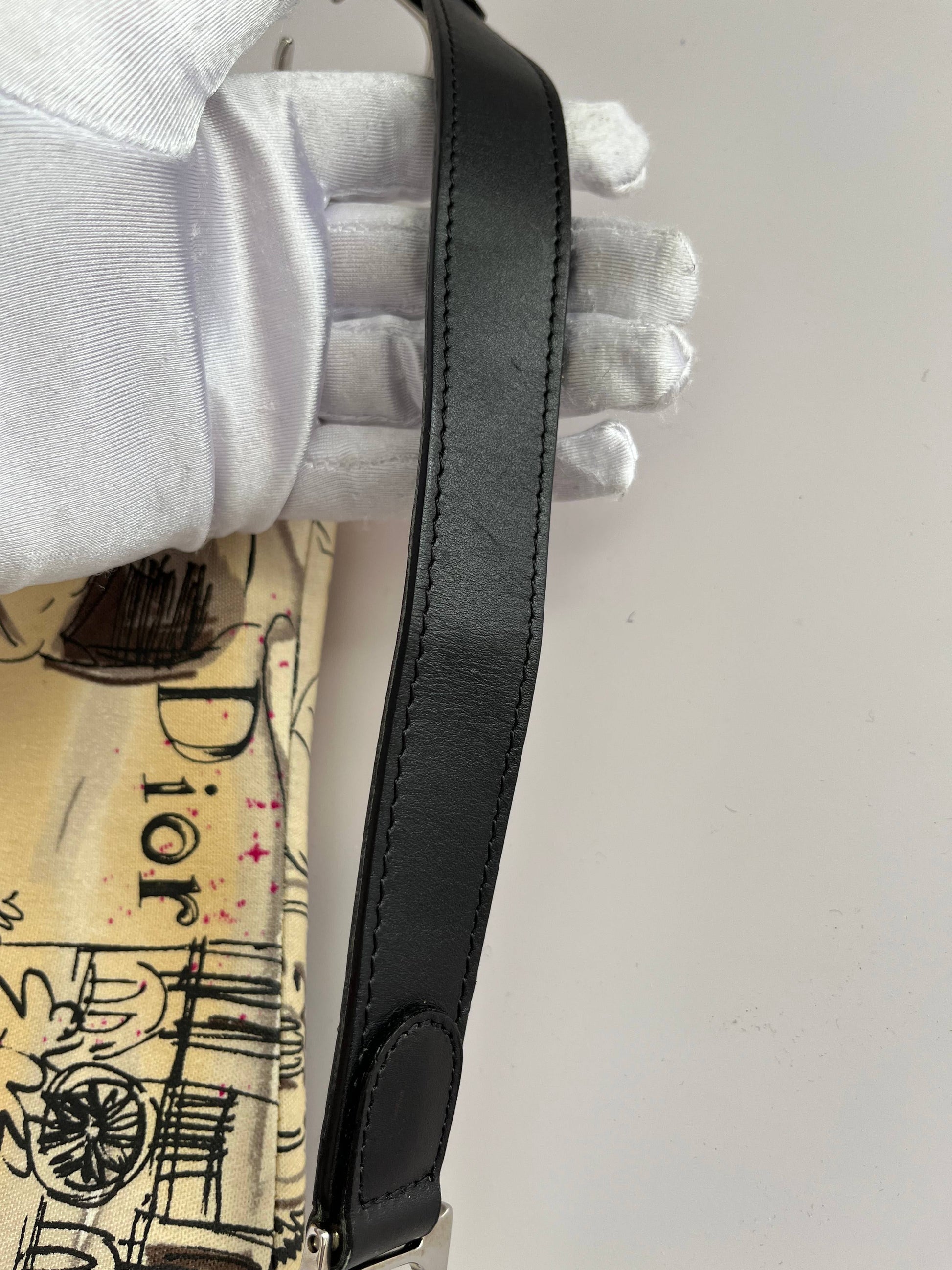 Vintage Dior Paris 50's saddle bag