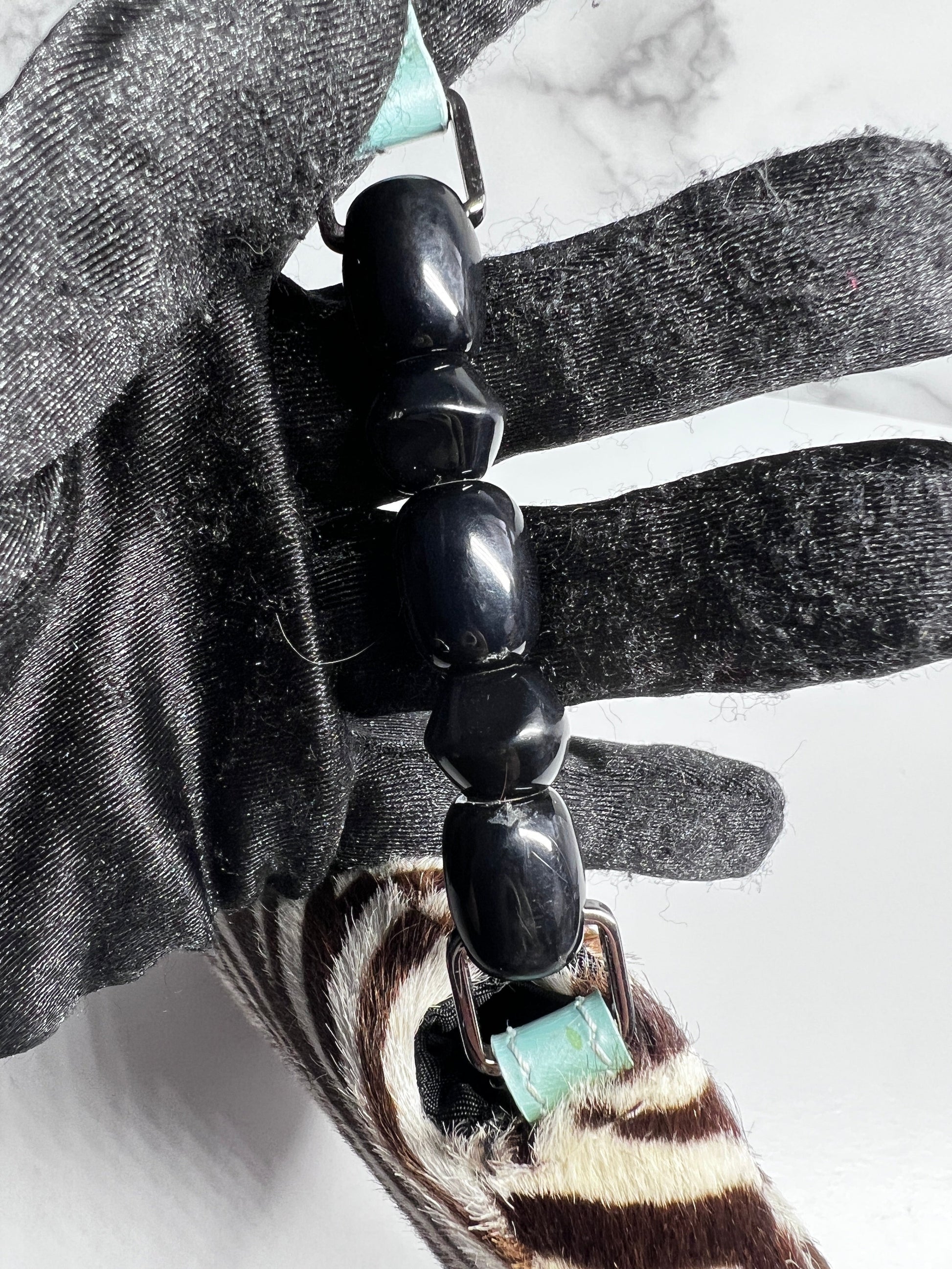 Vintage Dior zebra print pony hair Malice bag