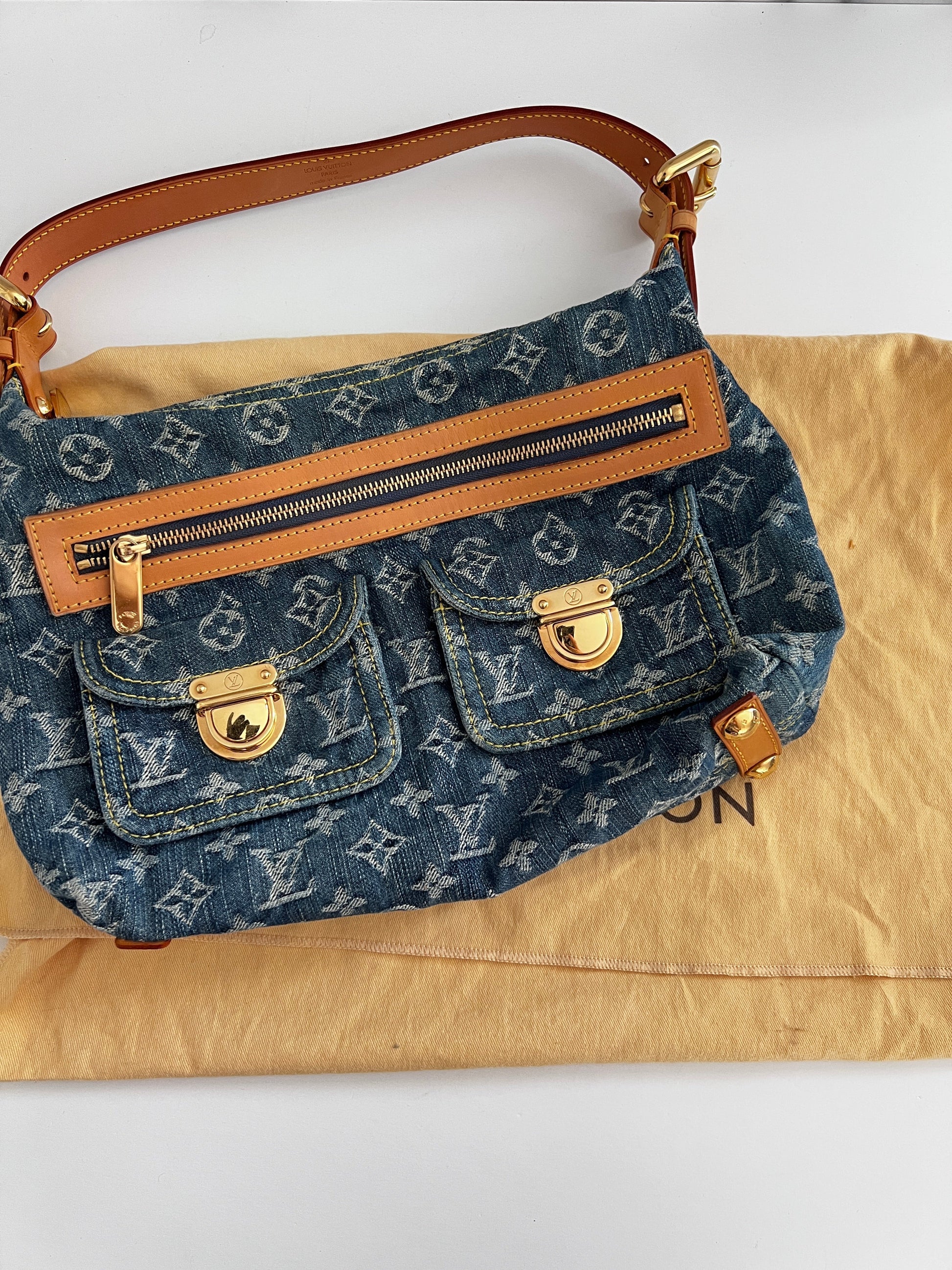 Louis Vuitton Blue Baggy Bag, Small size