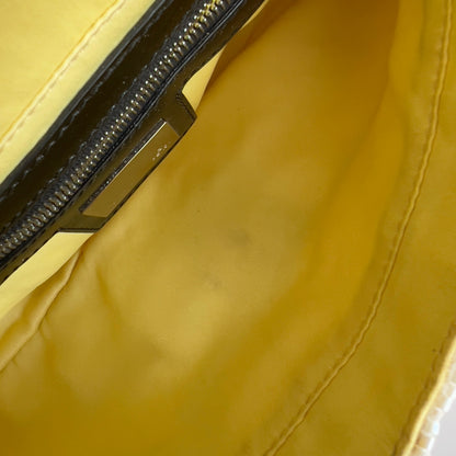 Vintage Fendi White& Black “Spider web”Beaded Baguette Rare