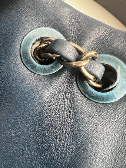 Chanel Paris-Dubai denim flap bag