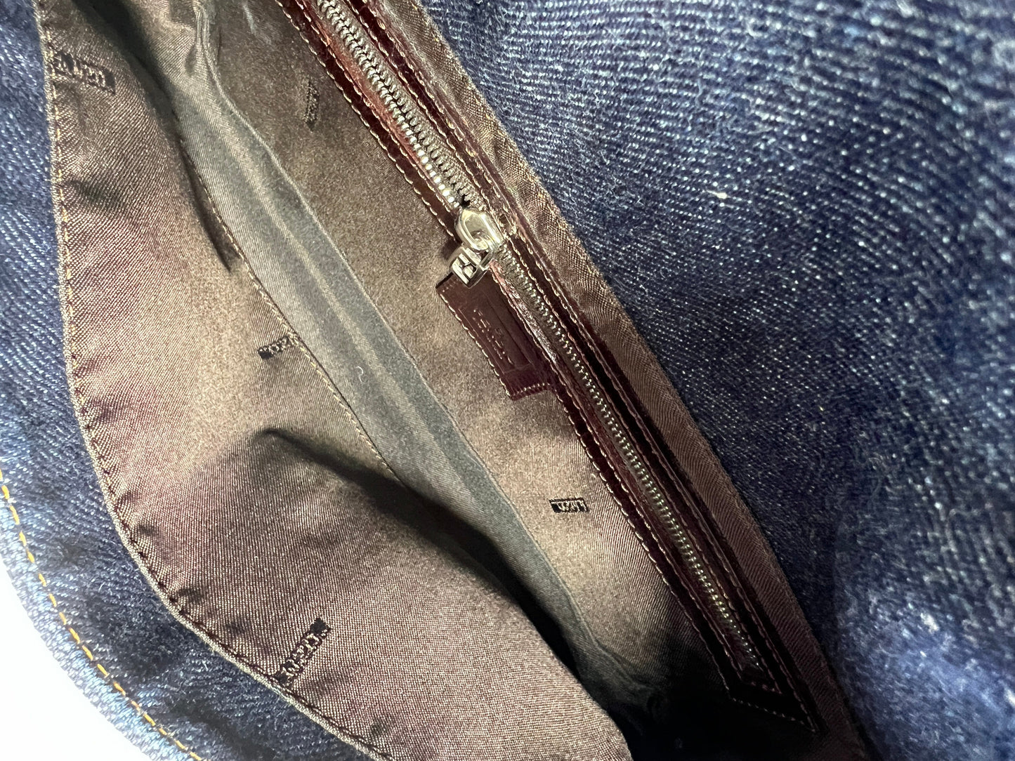 Vintage Fendi Denim baguette