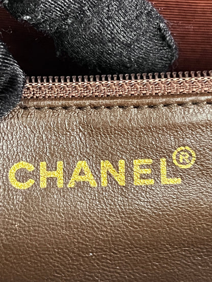 Chanel pony hair & velvet chocolate bar flap bag