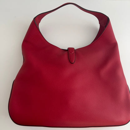 Gucci Red Soft Hobo Bag Big Size
