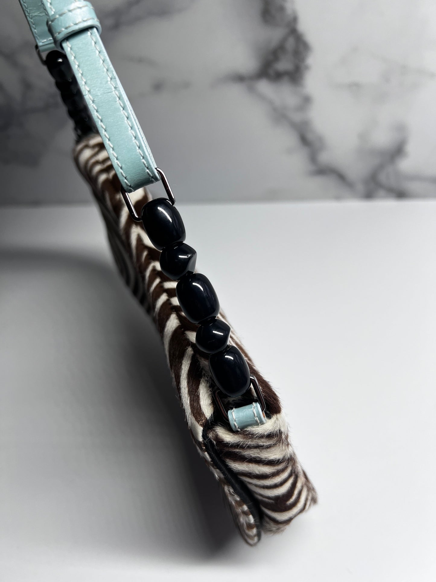 Vintage Dior zebra print pony hair Malice bag