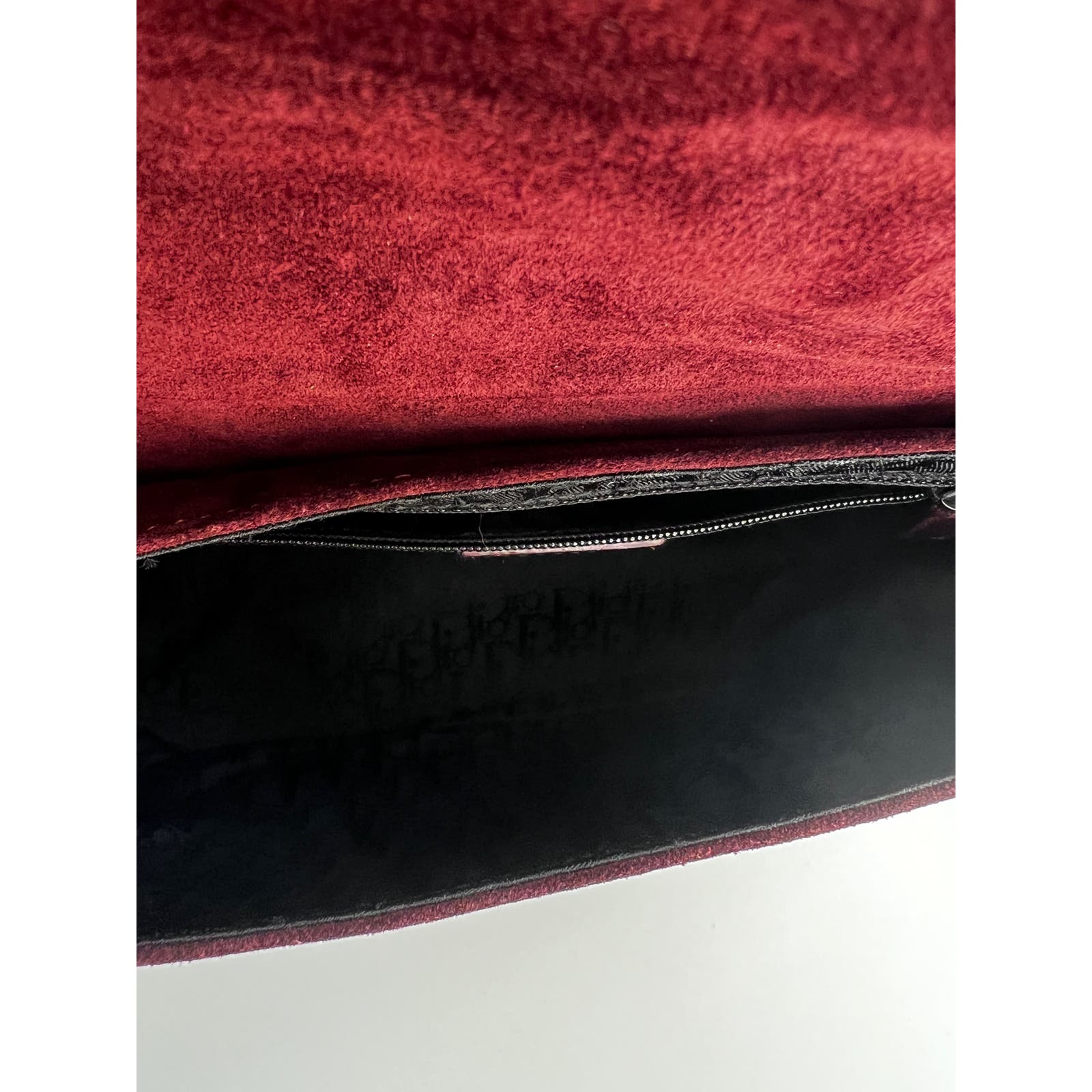 Dior brown suede mini size Gaucho bag