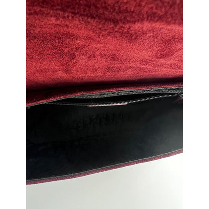 Dior brown suede mini size Gaucho bag