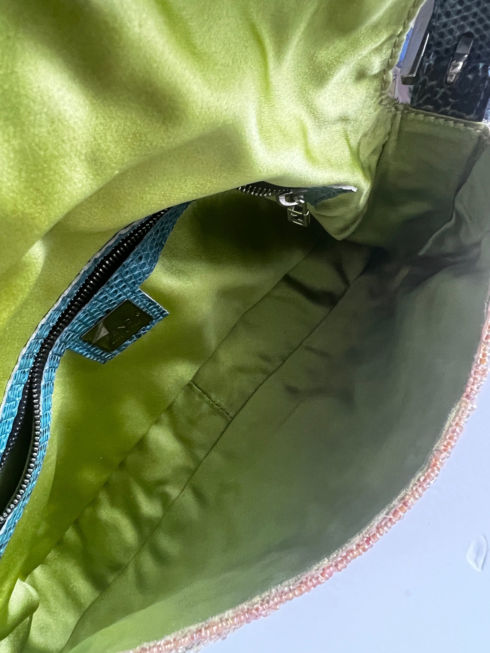 VintageFendi Madonna boho beaded baguette from 1997