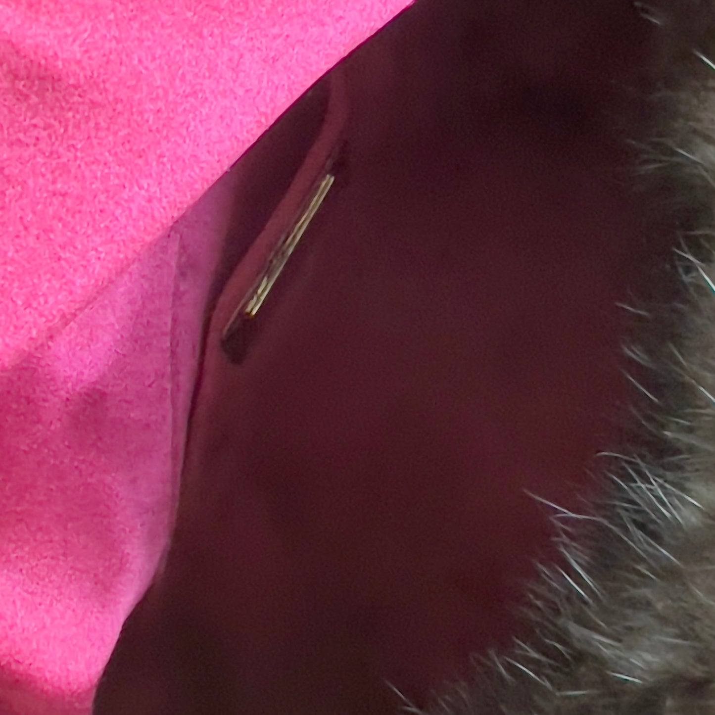 Vintage Fendi Mink Fur Mini Mamma Baguette