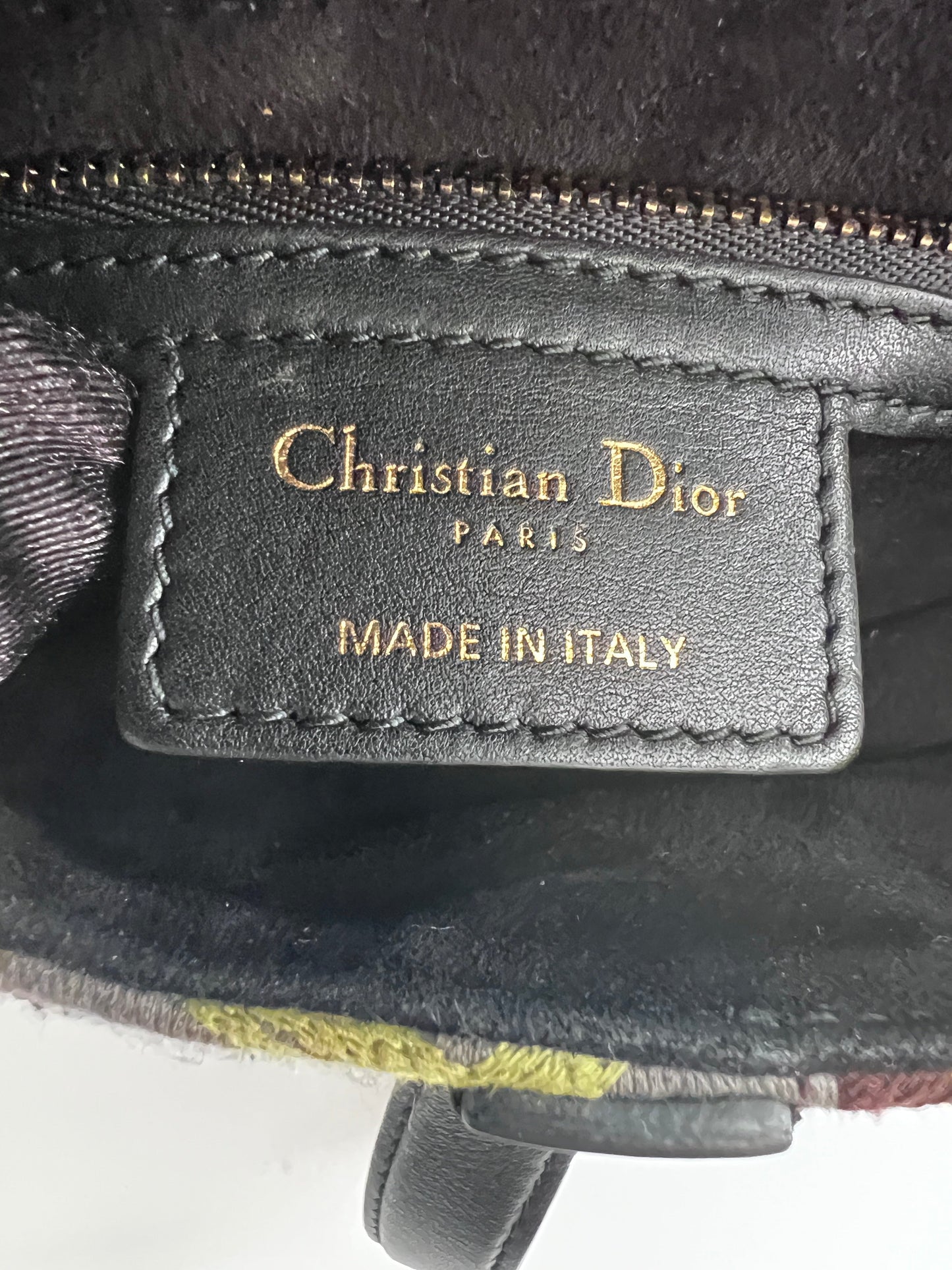 Dior new style beaded saddle bag from 2018 collection