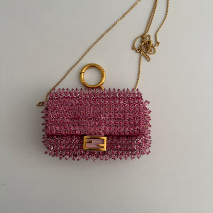 Fendi Pink Beaded Nano