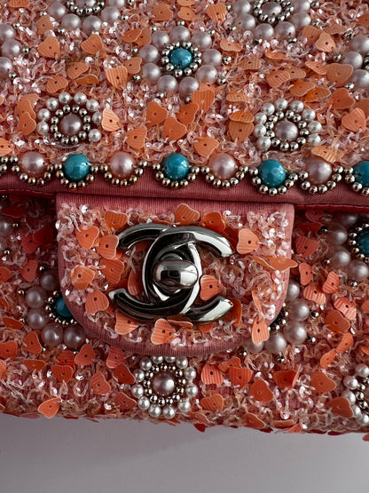 Chanel Classic Medium Embellished Double Flap bag Cruise2014