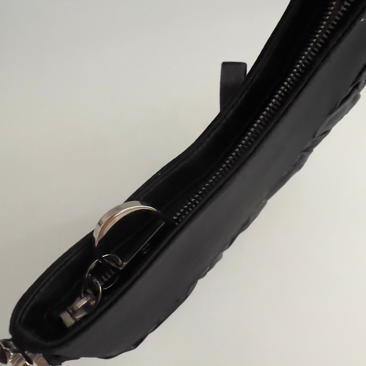 Vintage Dior Mini Black Satin Ballet bag