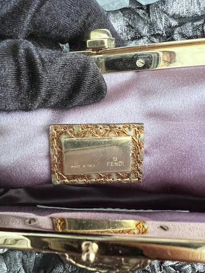 Rare Fendi beaded clutch