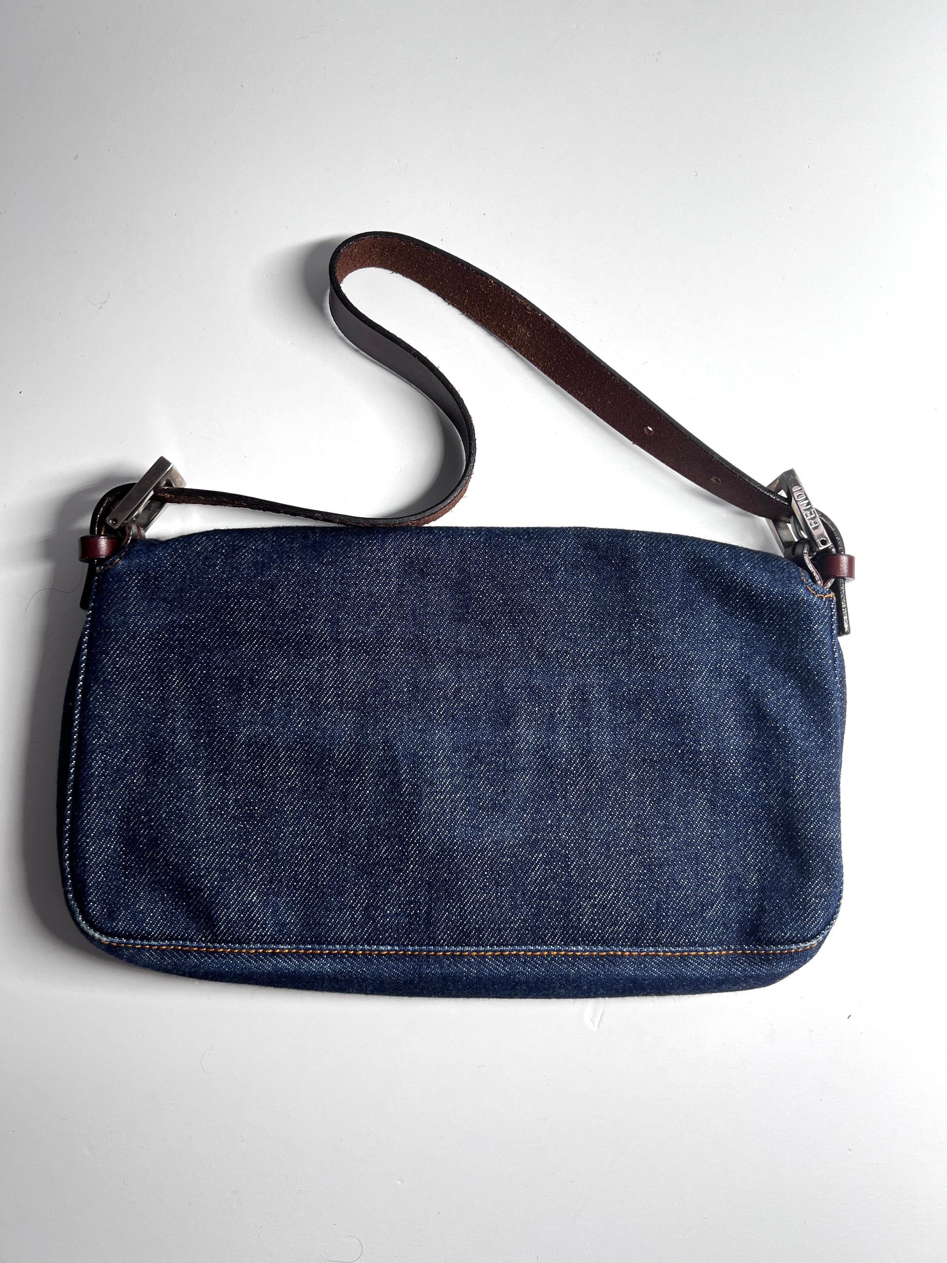 Vintage Fendi Denim baguette