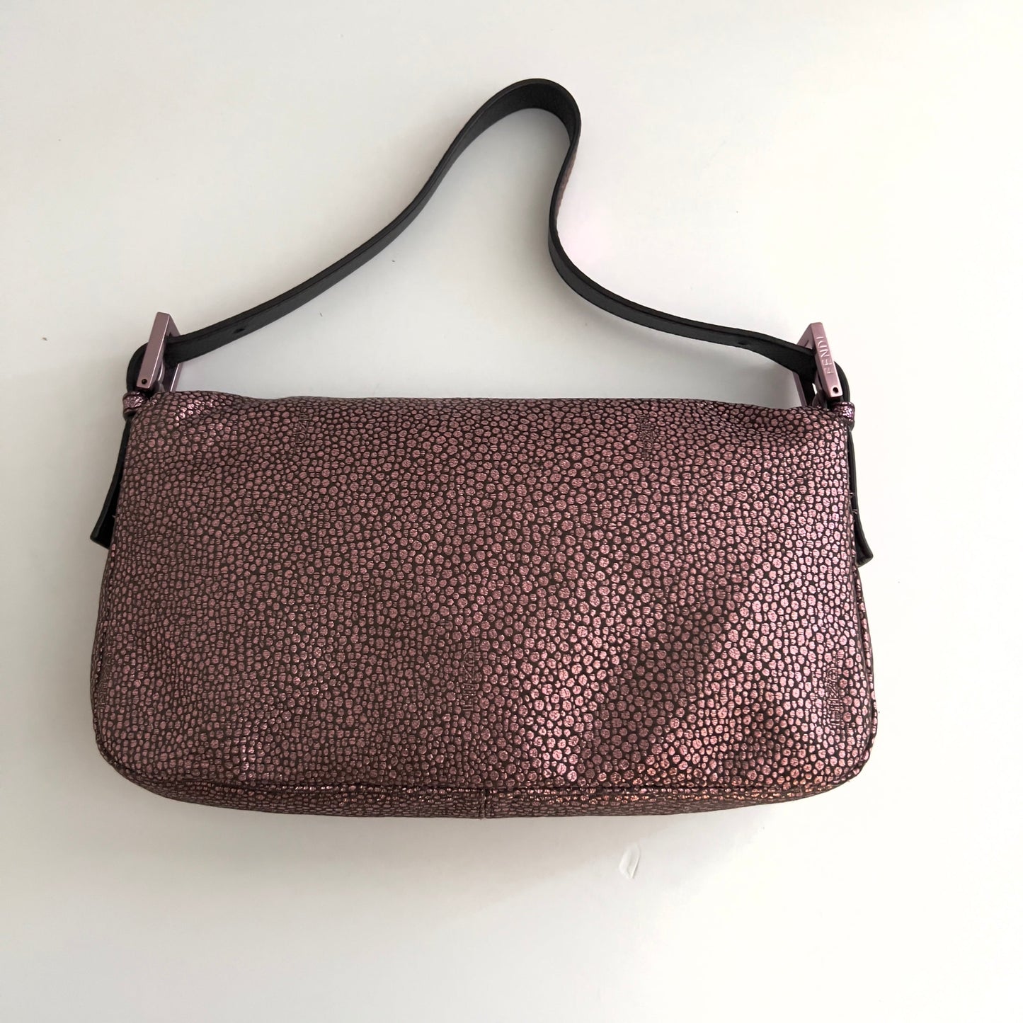 Fendi Metallic Purple Baguette
