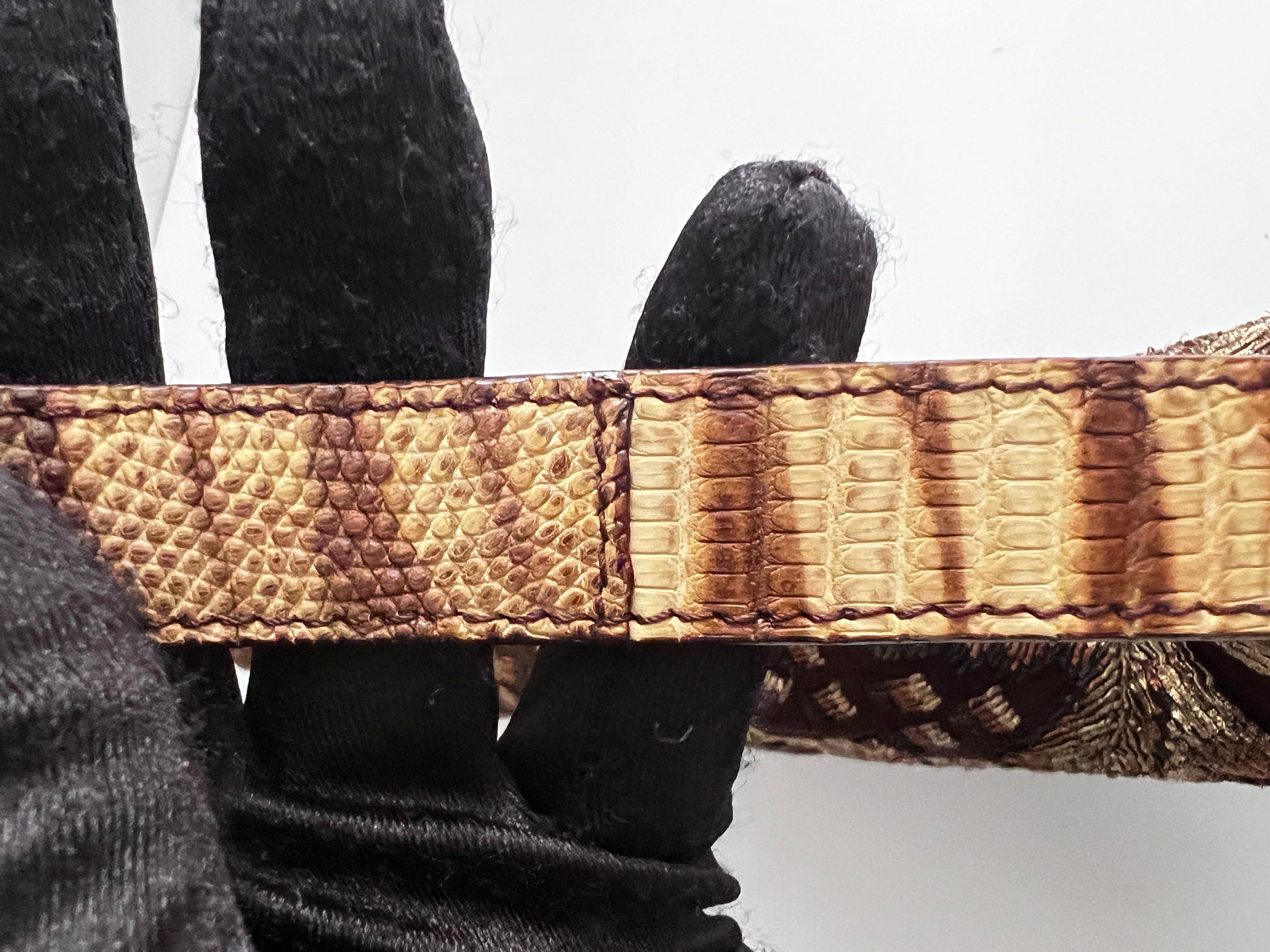 Fendi embroidered brown suede baguette