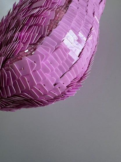 Vintage Fendi Pink Sequin Baguette