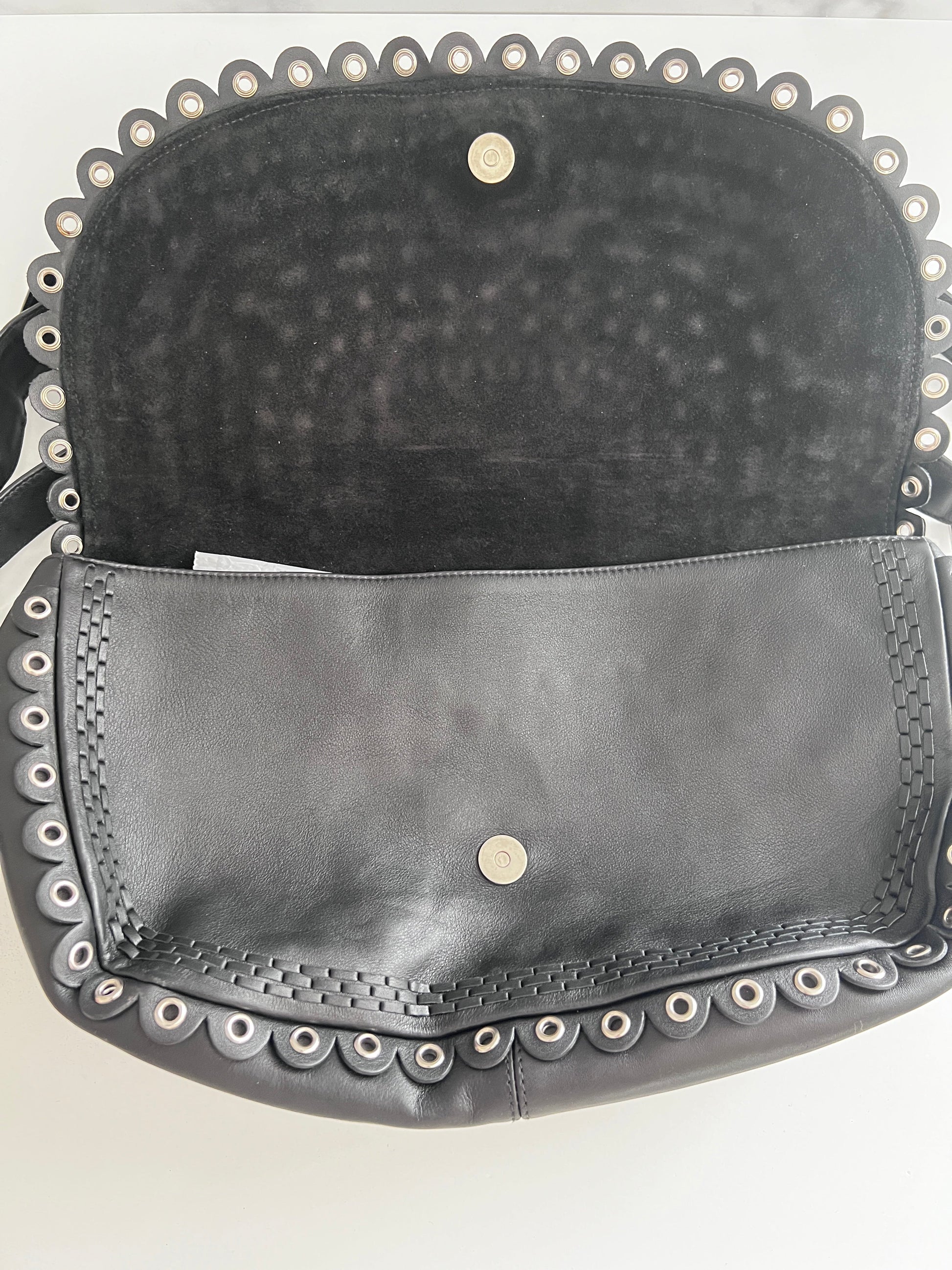 Vintage Dior love&peace limited edition leather shoulder bag