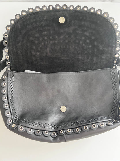 Vintage Dior love&peace limited edition leather shoulder bag