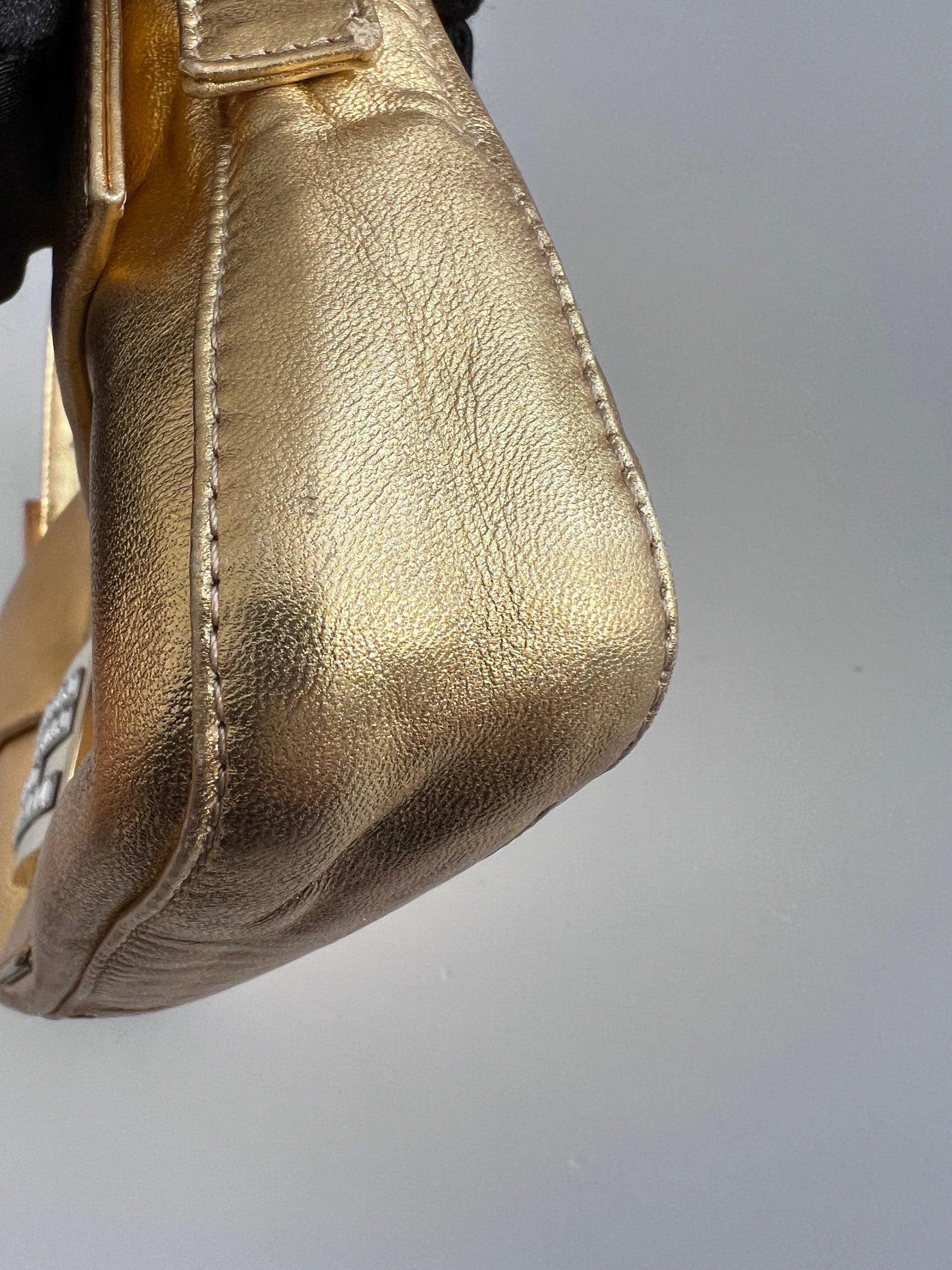 Classic vintage Fendi gold baguette