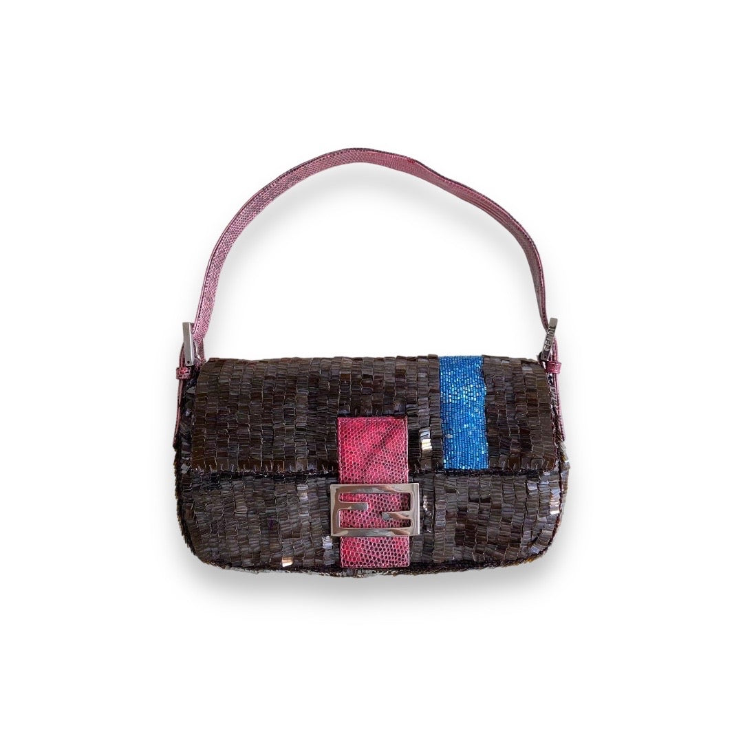 Fendi Vintage Fendi sequin baguette