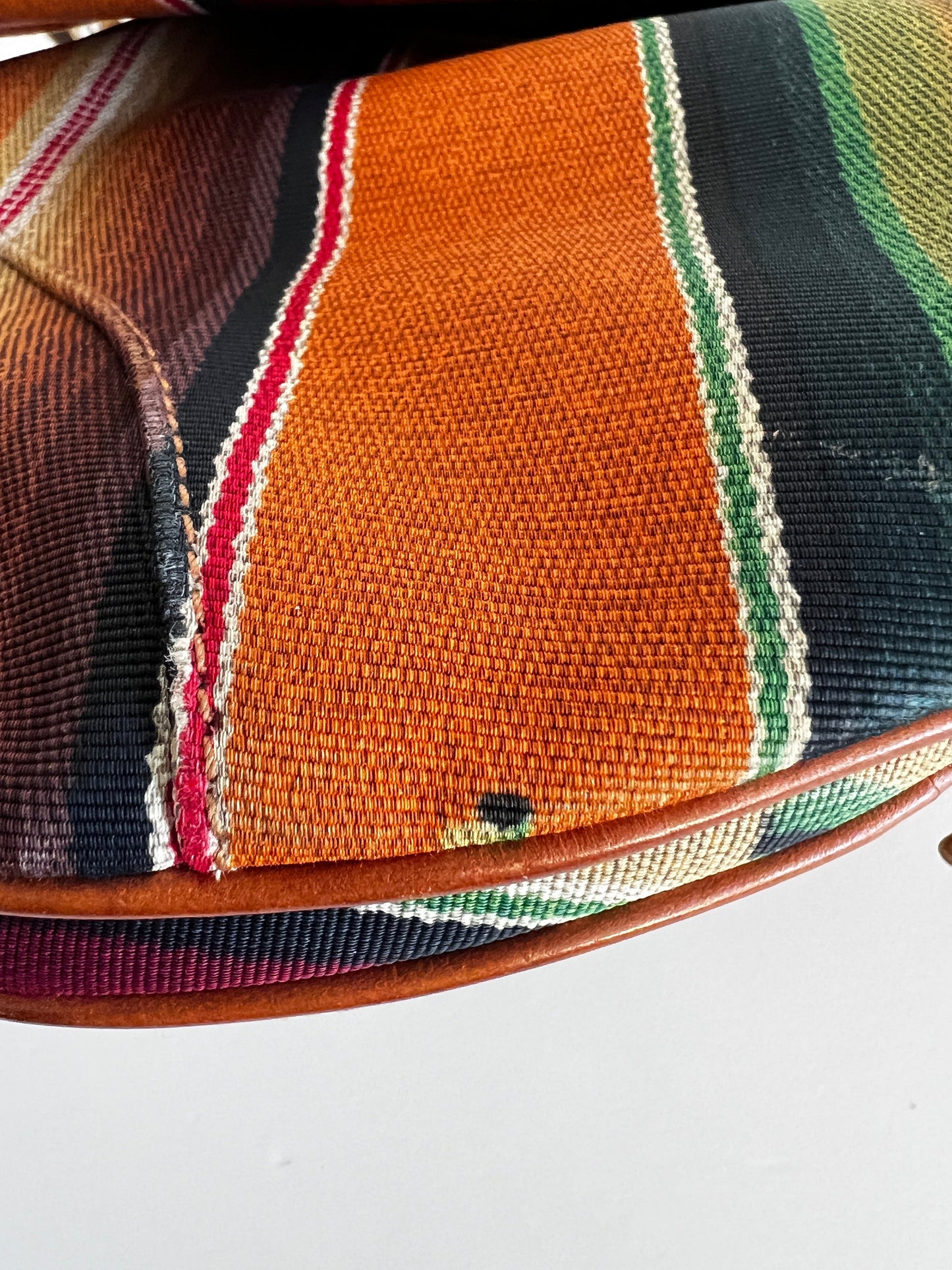 Vintage Dior serape saddle bag