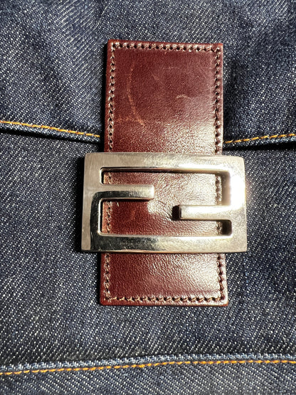 Vintage Fendi Denim baguette