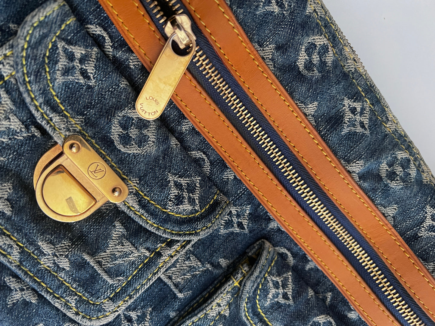 Louis Vuitton denim baggy pm